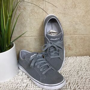EDDIE BAUER Gray SUEDE Athletic Shoes Women’s Size 9.5 / EU 40.5